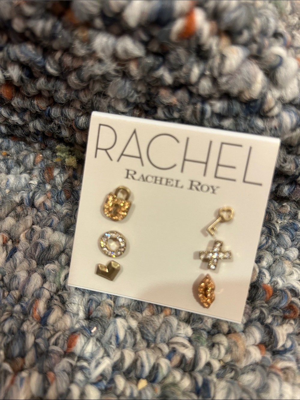 Rachel Roy 6 assorted post earrings